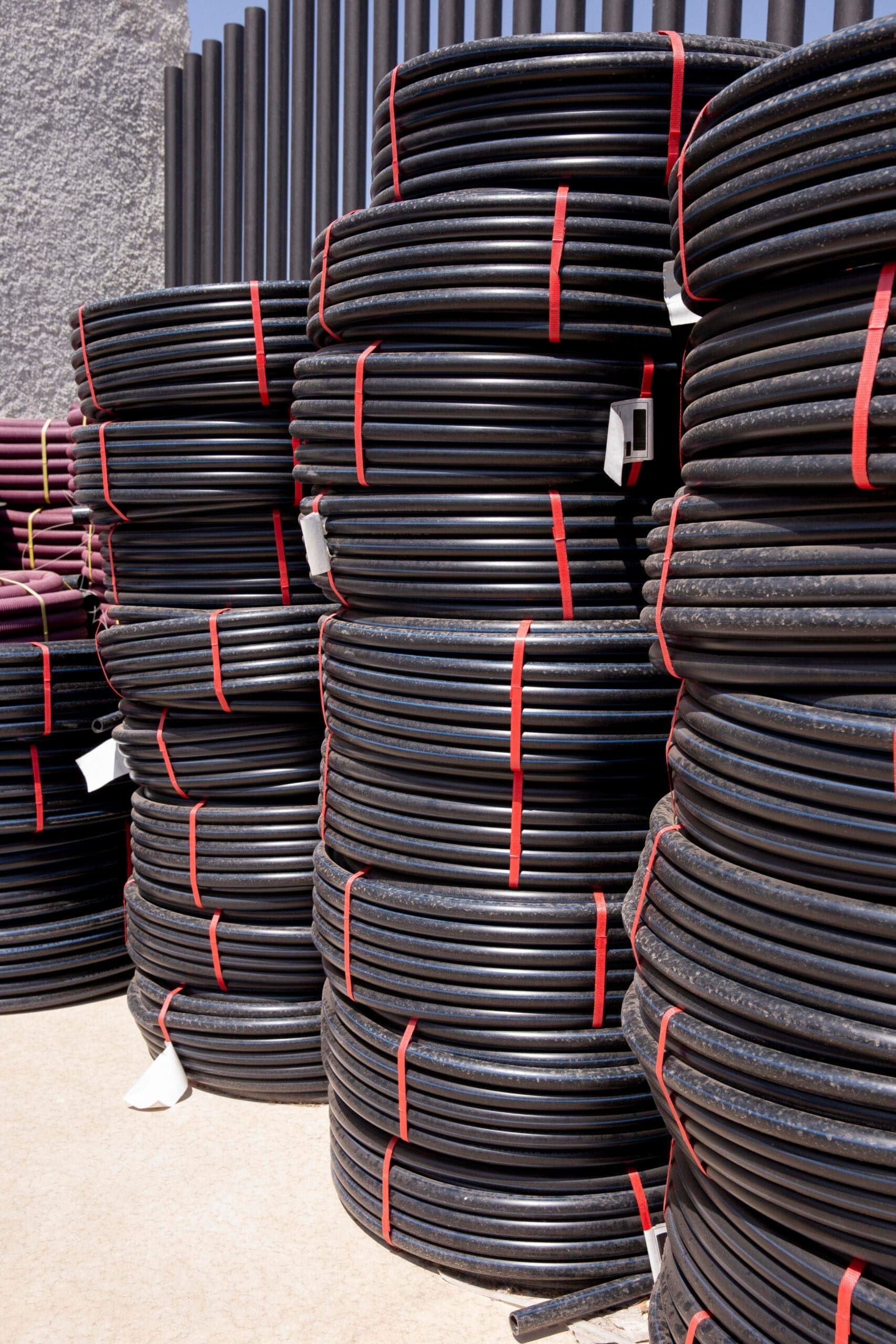 Fibre optique noire / fourreaux